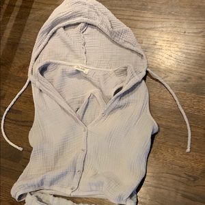 Bella Dahl crop top and pant set size S